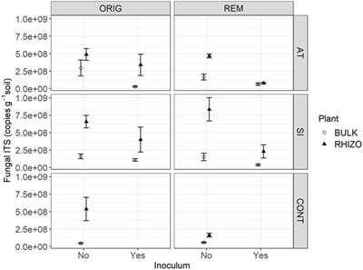 Plants play a crucial role in the development of soil fungal communities in the remediated substrate after EDTA washing of metal-contaminated soils